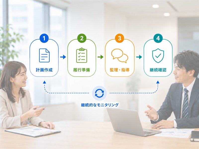 監理・指導の流れ